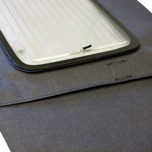 Vista 5 de Capota de convertible blanda con ventana de vidrio térmico en lona original para Ford Mustang 1994-2004, Negro