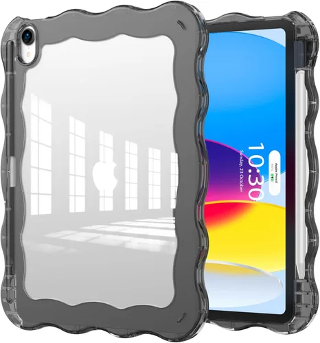 Vista 22 de Funda para iPad de 9ª/8ª/7ª Generación de 10.2", Cuerpo Completo Resistente de Servicio Pesado a Prueba de Golpes Anti Rayones Cubierta (Negro Azul)
