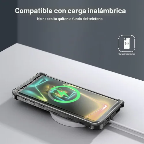 Vista 7 de Dexnor Funda para Galaxy Note 9 con protector de pantalla transparente de grado militar resistente 360 cuerpo completo protector a prueba de golpes