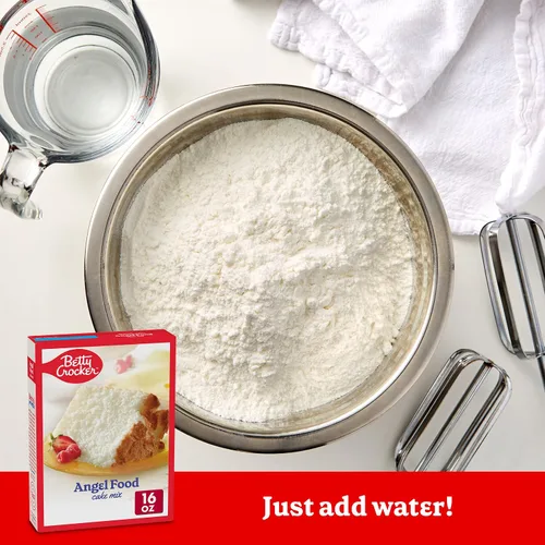 Vista 4 de Betty Crocker Mezcla para pastel Ready to Bake Angel Food, 16 oz (453 g).
