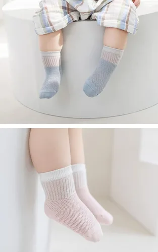 Vista 7 de FYLuoke Baby Girls Boys Socks Unisex-Baby Infant Cotton Crew Socks for Skid Toddler Ankle Socks Set