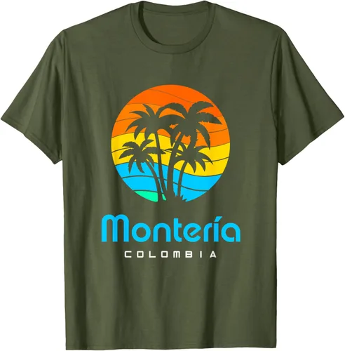 Vista 44 de Camiseta Montería Colombia, Negro