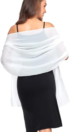 Vista 36 de Chales/mantones de gasa suave para vestidos, accesorios de mujer