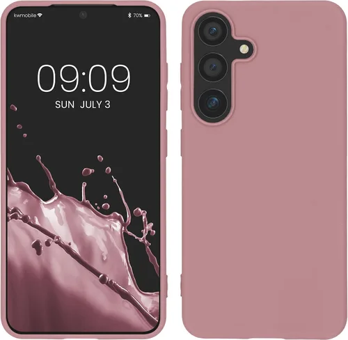 Vista 55 de kwmobile Funda compatible con Samsung Galaxy S23 - Funda protectora de silicona TPU suave y delgada - Piedra antigua
