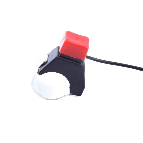 Vista 5 de Keenso Interruptor de apagado universal para bicicleta de 49 cc, interruptor universal de parada y apagado de bicicleta de cross, apto para manillar