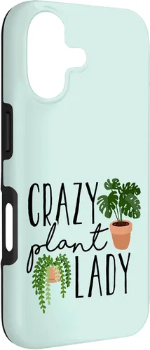 Vista 3 de Crazy Plant Lady - Cute Plant Lovers Gardening Theme Case for iPhone 17
