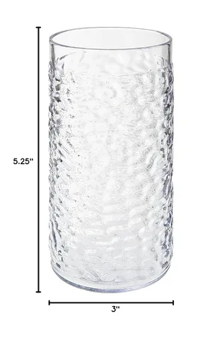 Vista 5 de G.E.T. 3316-CL - Vaso de plástico resistente a prueba de golpes, 16 onzas, transparente (juego de 12)