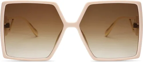 Vista 2 de Allarallvr Gafas de sol cuadradas de gran tamaño para mujer, gafas de sol Tetro de moda para mujer, gafas de sol AR82009