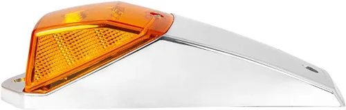 Vista 4 de GG Grand General 77564 Spyder Amber/Amber 17 LED Cab Light con carcasa de plástico cromado para modelos Grakon 5000