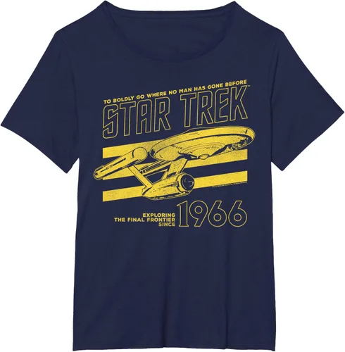 Vista 14 de Star Trek: The Original Series Enterprise '66 Collegiate Camiseta Negro