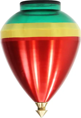 Vista 3 de Spintastics Quicksilver Hybrid Bearing Spin Top - Punta de rodamiento (rojo y verde)