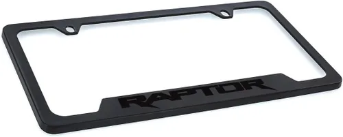 Vista 3 de Marco de Placa de Licencia de Metal Negro Ford Raptor