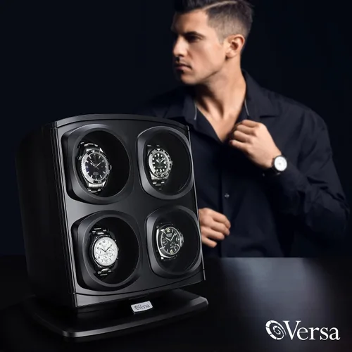 Vista 5 de Versa Quad carrete para reloj color negro