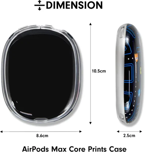 Vista 2 de Sonix Funda Protectora para Auriculares AirPods Max - Elegantes Cubiertas de Orejas de Carcasa Dura de TPU PAC-Man
