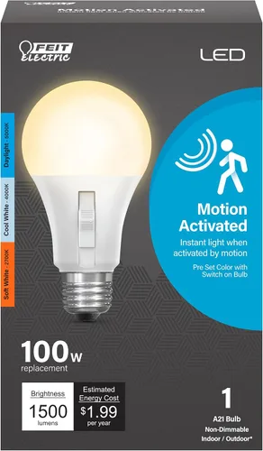 Vista 10 de Feit Electric Bombilla LED A19, equivalente a 65 W, blanco suave, atenuación de 3 vías