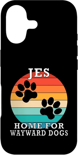 Vista 32 de JES Home for Wayward Dogs Family Name Case for iPhone 16