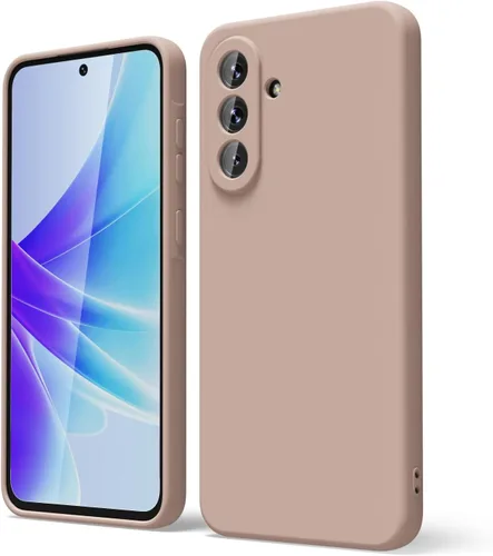 Vista 196 de oakxco Funda para teléfono Samsung Galaxy A12 con agarre de silicona líquida, linda delgada fina suave cubierta de gel de goma TPU lisa para mujeres