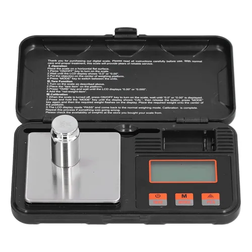 Vista 8 de Báscula de joyería de 7.05 oz/0.00 oz precisa y portátil 6 modos de unidades Mini escala con pantalla LCD