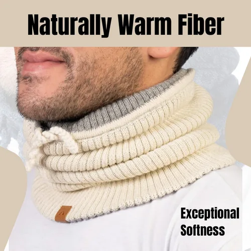 Vista 20 de Baby Alpaca Neck Warmer, Unisex Winter Warmer Hat, Neck Gaiter Scarf