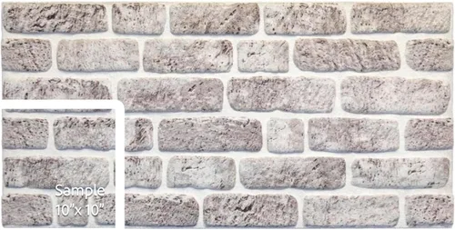 Vista 20 de Dundee Deco Paneles de pared 3D de ladrillo sintético, revestimiento, paneles de pared con aspecto de piedra gris, revestimiento de espuma
