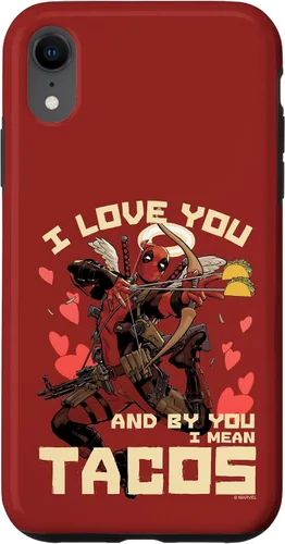 Vista 57 de Marvel Deadpool I Love You and by You I Mean Tacos - Carcasa para iPhone 17