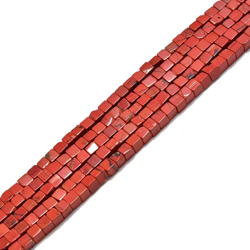 Vista 24 de JM Design Cuentas de 5/64 de pulgada 01 con forma de cubo liso multicolor para manualidades y fabricación de joyas (pulseras, collares, pendientes)