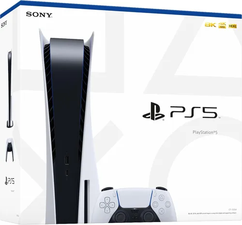 Vista 4 de Sony Playstation 5 Disc Edition 825GB Gaming Console + 1 Wireless Dual Charger Dock Controller for PS5 (Renewed)