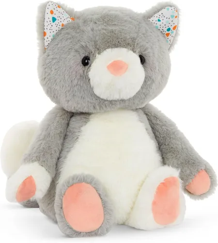 Vista 13 de B. toys Animales de peluche, Happy Hues Gerry Grey Hipopótamo, juguetes Hipopótamo Gris