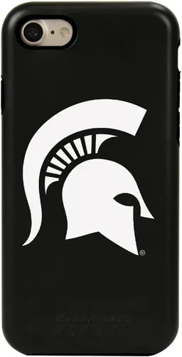 Vista 21 de Guard Dog NCAA - Funda híbrida para iPhone 7/8/SE, color negro