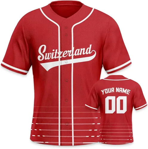 Vista 10 de Custom 2026 World Baseball Jersey Sports Shirt for Fans Men Youth Women Gifts Personalize Your Name Number S-6XL