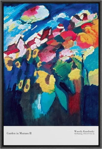 Vista 31 de SIGNLEADER Lienzo enmarcado para pared, paisaje pastel abstracto negro, naturaleza, ilustraciones de área silvestre, arte moderno, decorativo