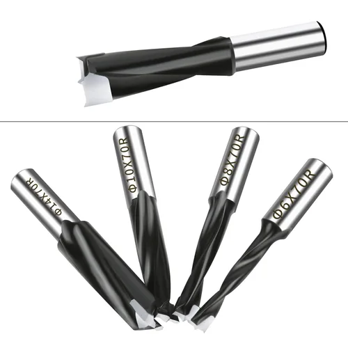 Vista 3 de Broca Forstner de carburo de 1/4 pulgada, broca Forstner con punta de carburo de 6 mm para madera dura, juego de sierras de perforación para madera