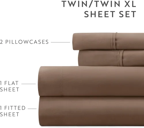 Vista 85 de ienjoy Home Linen Market - Juego de sábanas de 6 piezas, color rubor, tamaño King Blush