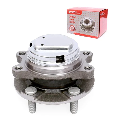 Vista 34 de FKG 513253 Conjunto de buje de cojinete de rueda delantera para A3 TT (Quattro), VW Tiguan Passat Jetta Golf CC EOS Beetle, brida de 4 pernos