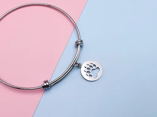 Vista 5 de Mama Bear Charms Bracelets with 1 2 3 4 Cubs for Women