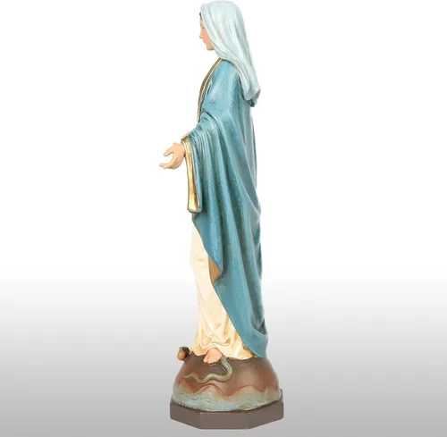 Vista 6 de BC Figura católica de Nuestra Señora de Gracia, estatua de la Virgen María, Madre Santa, de 17.8 cm de alto, regalo religioso para decoración