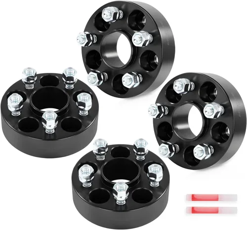 Vista 151 de SCITOO Espaciadores de rueda de 1.5 pulgadas, orificio 4x4 con adaptadores de pernos de 1/2 de 2.441 in para ClubCar Precedent para Adward 2 para EZ