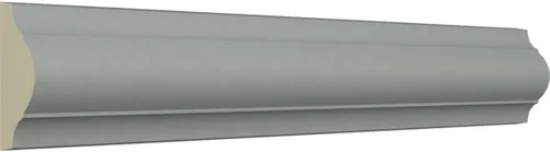 Vista 2 de Ekena Millwork PML01X00AS-CASE-8 Ashford Smooth (8-Pack) Panel Molding, 1 5/8" H x 1/2" P x 94 1/2" L, imprimado