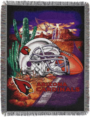 Vista 50 de Northwest NFL Woven Tapestry Wall Hanging, 48 x 60 Inches, Officially Licensed, Decorative Fringes