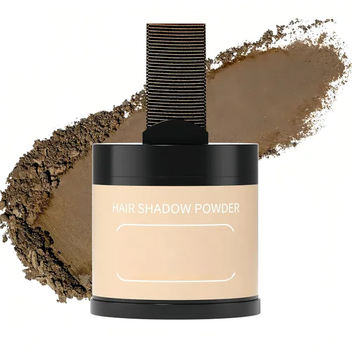 Vista 39 de Polvo para la línea del cabello (caoba) - Cubra instantáneamente las raíces de cabello canoso, sombra para el color del cabello, retoque