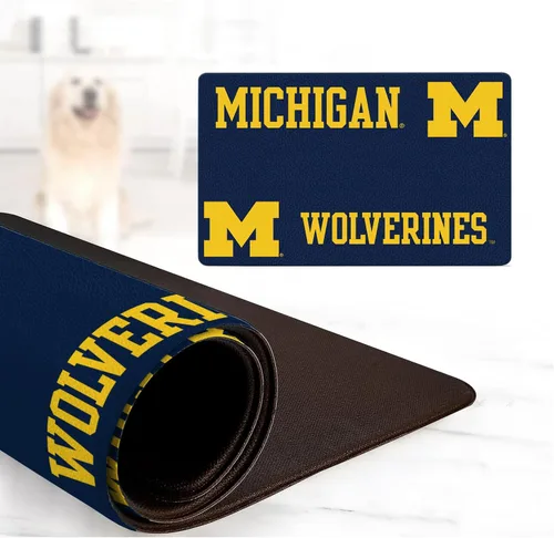 Vista 11 de Alabama Crimson Tide - Tapete con licencia oficial de alimentos y agua para perros y gatos, 18 x 29 pulgadas, antideslizante, resistente al agua