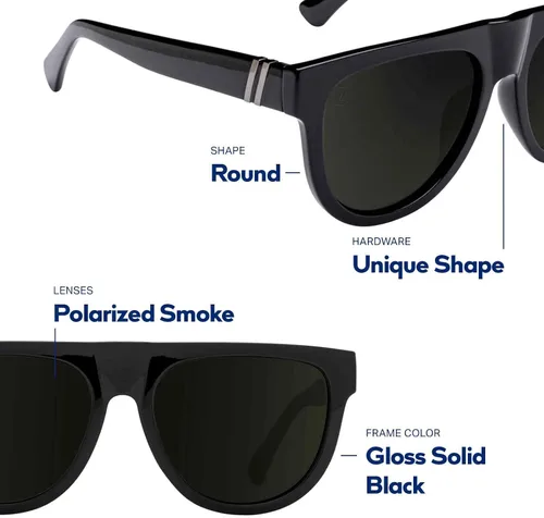Vista 5 de Blenders Eyewear Clover – Gafas de sol polarizadas – Duraderas y elegantes – 100% protección UV – Para hombres y mujeres