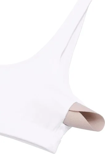 Vista 5 de CRZ YOGA Butterluxe - Mini brasier para mujer, cuello redondo, de bajo impacto, sin varillas, brasier deportivo con relleno para yoga y entrenamiento