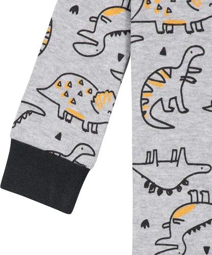 Vista 6 de 2-Pack Baby & Toddler Boys Dino Snug Fit Footed Cotton Pajamas