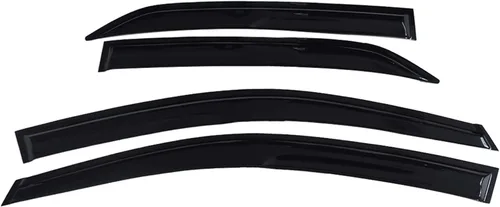 Vista 5 de 4 piezas humo ventana ventilación visera lluvia protector deflector reemplazo para Corolla 2009 2010 2011 2012 2013