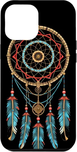 Vista 26 de Dreamcatcher Native American Indian Feathers Tribal Boho Case for iPhone 17