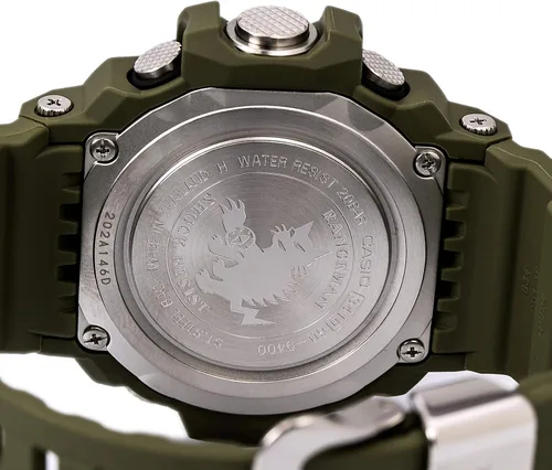 Vista 6 de CASIO G-SHOCK RANGEMAN Master de Series G reloj digital con banda resina verde para hombre.
