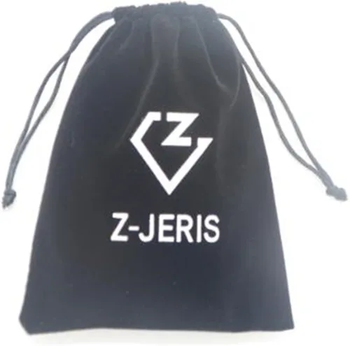 Vista 6 de Z-Jeris collar con dije ahuecado con forma de flor, con diamantes falsos.