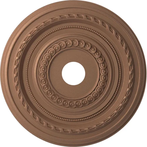 Vista 18 de Ekena Millwork CMP10CO Cole Medallón de techo de PVC termoformado (se adapta a toldos de hasta 4 1/4"), 10 "OD x 3 1/2" ID x 3/4" P