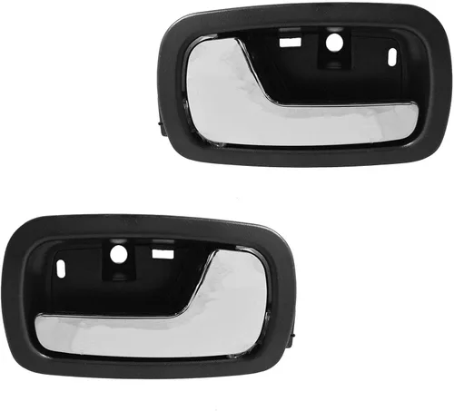 Vista 49 de TRQ Juego de 2 manijas de puerta interior trasera cromada y cachemira para Chevy GMC